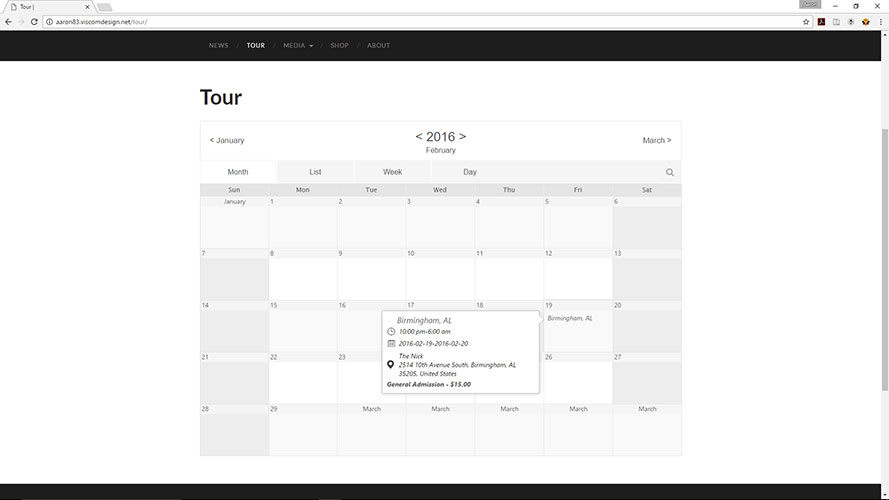 Wayne 'The Train' Hancock Website